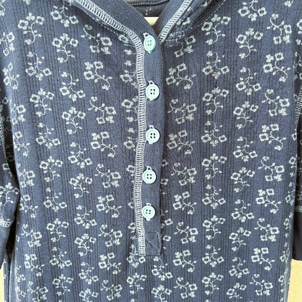 Girls Mossimo Supply Co Blue Hooded Short Sleeve Shirt | Large - Picture 2 of 5